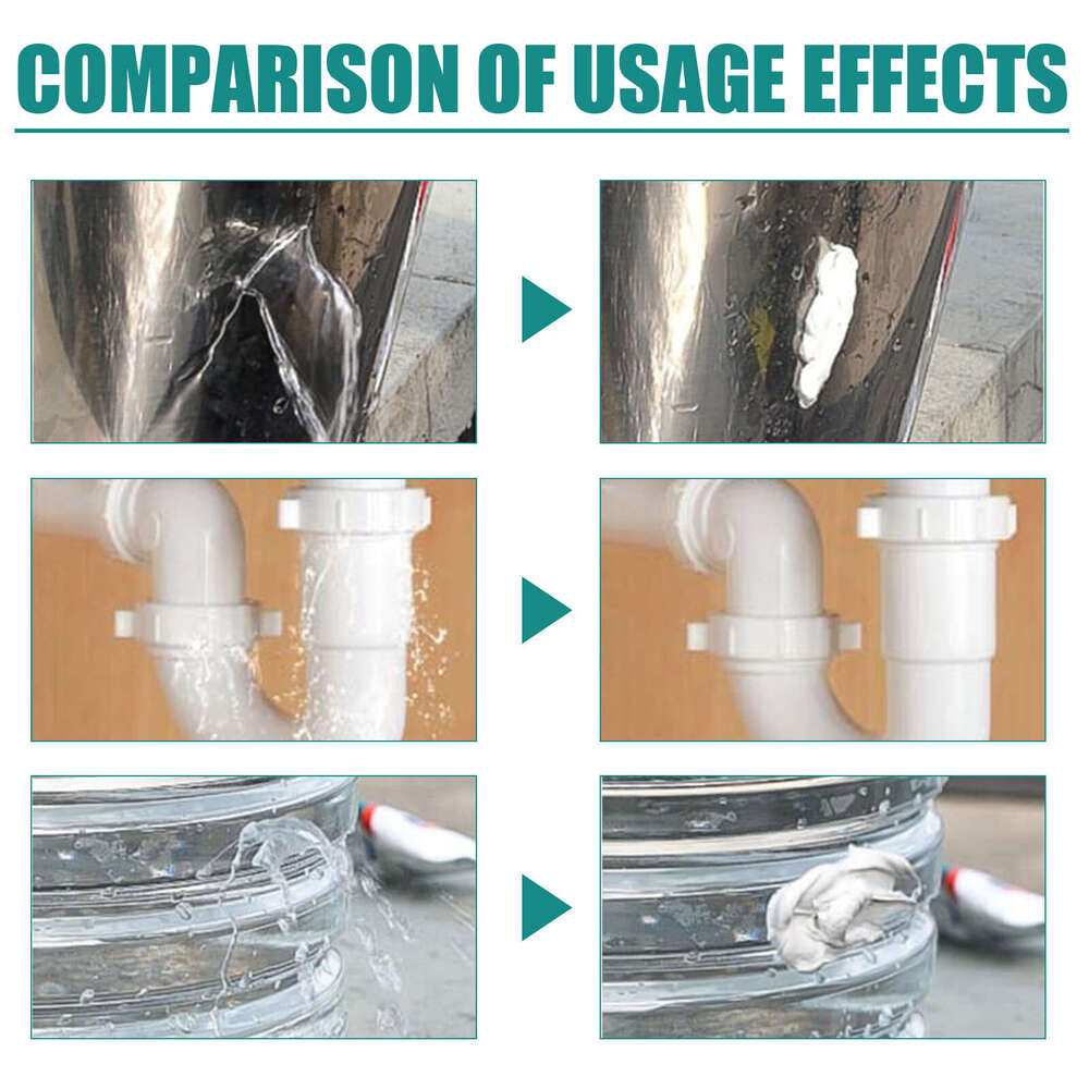 Underwater Glue Fish Tank Glass Wooden Barrel Drain Pipe Leak-proof Waterproof Sealant S260202