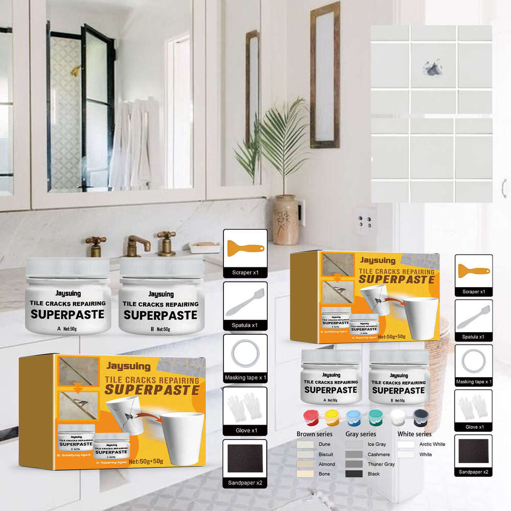Toilet Floor Tile Crack Repair Patching Paste S260202