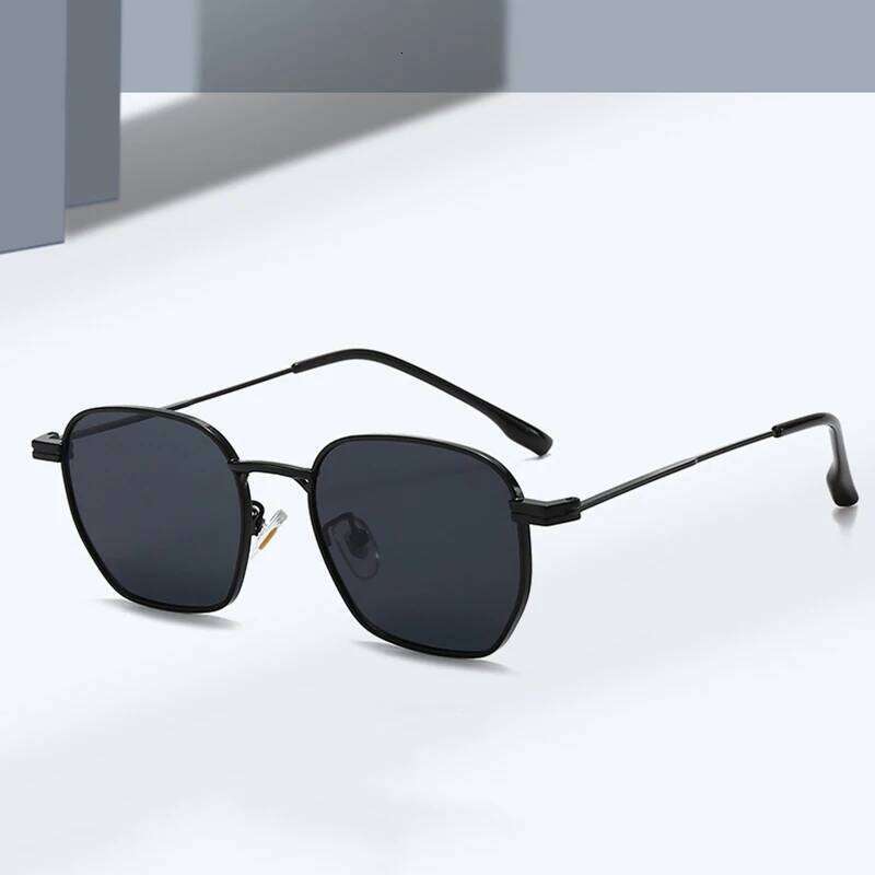 SO&EI New Fashion Square Women Sunglasses Retro Clear Lens Metal Frame Men Punk Orange Sun Glasses Shades UV400 H260202