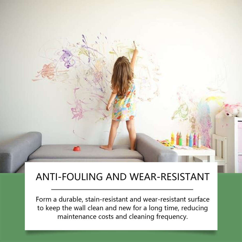 Jaysuing Cover Wall Stains Quick-Drying Renovation Convenient Roller Latex Paint S260202