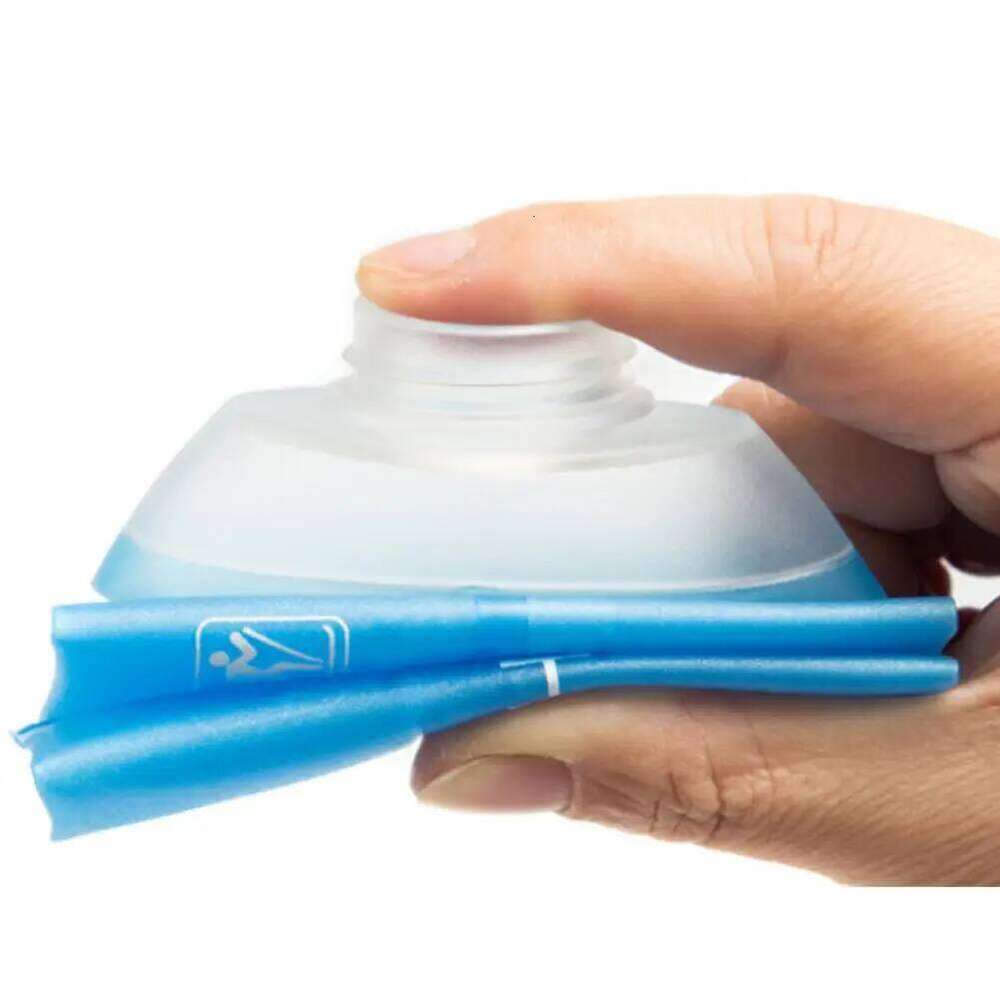 150/250/500ml Folding TPU Flask Food Grade BPA Free Collapsible Water Outdoor Sports Hydration Bottle Z260202