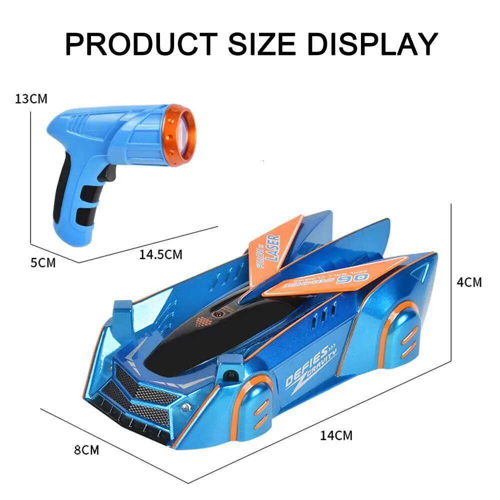 Infrared Laser RC Wall Climbing Car 2.4GHz Remote Control Anti-Gravity Ceiling Drift Stunt Racing Vehicle with Lights Kids Toys Y260131