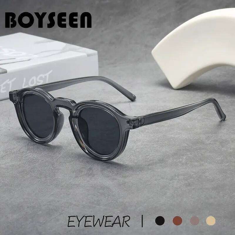 2025 Thick Framed Oval Sunglasses For Men American Style Gray Eyewear Retro Leopard Print Glasses UV400 Prescription H260202