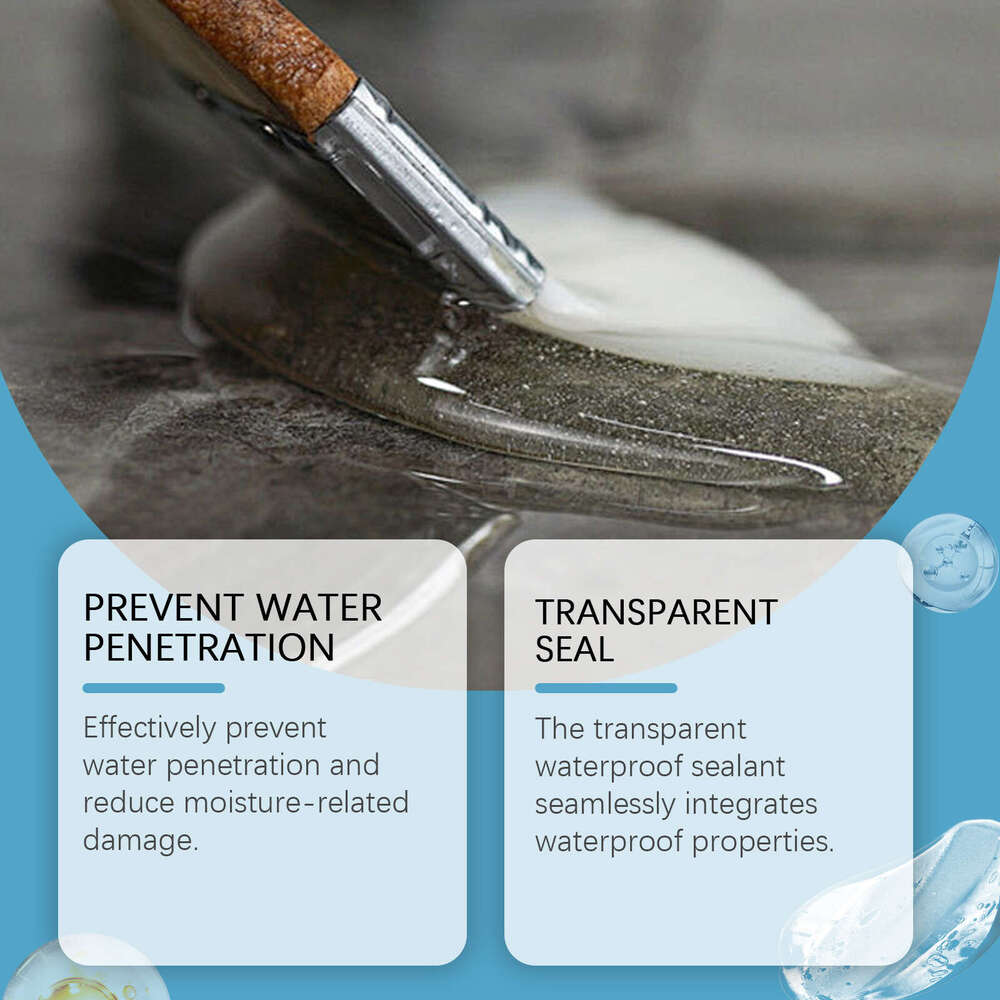 Transparent Invisible Sealant for Construction Site and Home Use Quick Filling Multi-Functional Waterproof Glue S260202