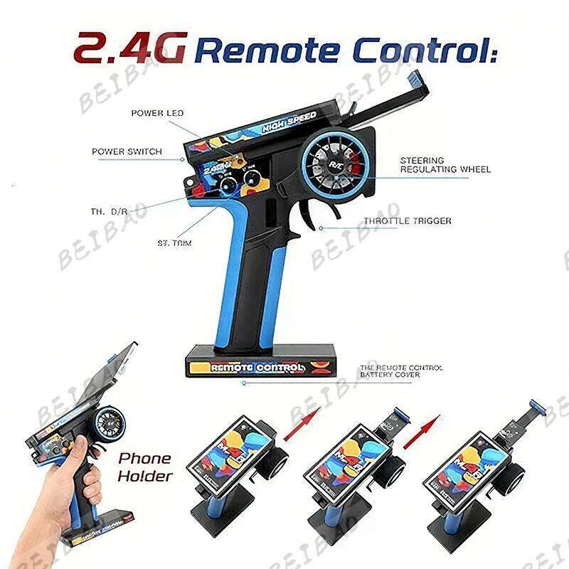 WLtoys 124017 V2 RC Car - Brushless Remote Control Vehicle 1:12 suitable for adults, RTR 4WD off-road drift vehicle Y260131