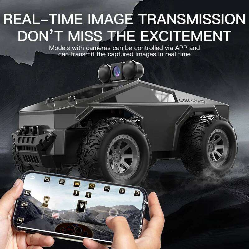 Rc Car With HD Camera FPV WIFI Machine On Remote Control Stunt 1:28 2.4G SUV Radiocontrol Climbing Toys For Kids on a Sign Gifts Y260131
