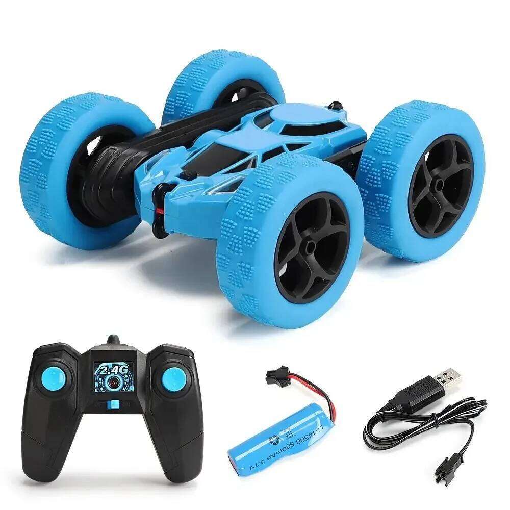 Stunt Children Double Sided Flip 2.4G Remote Control 360 Deree Rotation Off Road Drift RC Car Gifts For Kids Adults Boys Y260131