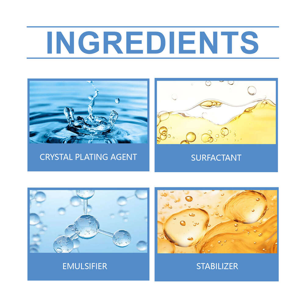 Jakehoe Stone Gloss Enhancer Crystal Coating Agent Kitchen Quartz Tile Countertop Scratch Cleaner Stain Brightener S260202