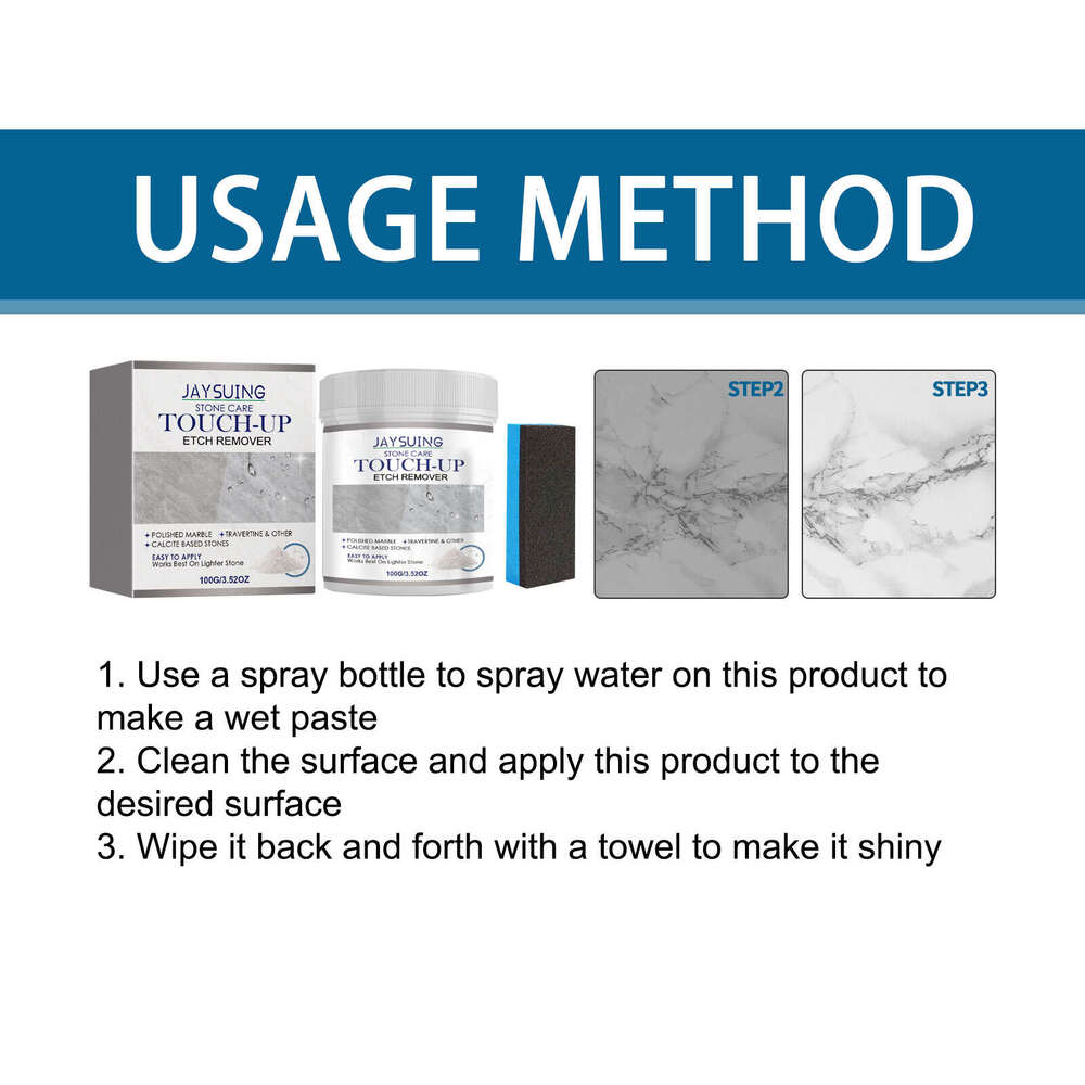 Jaysuing Household Kitchen Marble Tile Oil Stain Cleaning Polishing Powder S260202