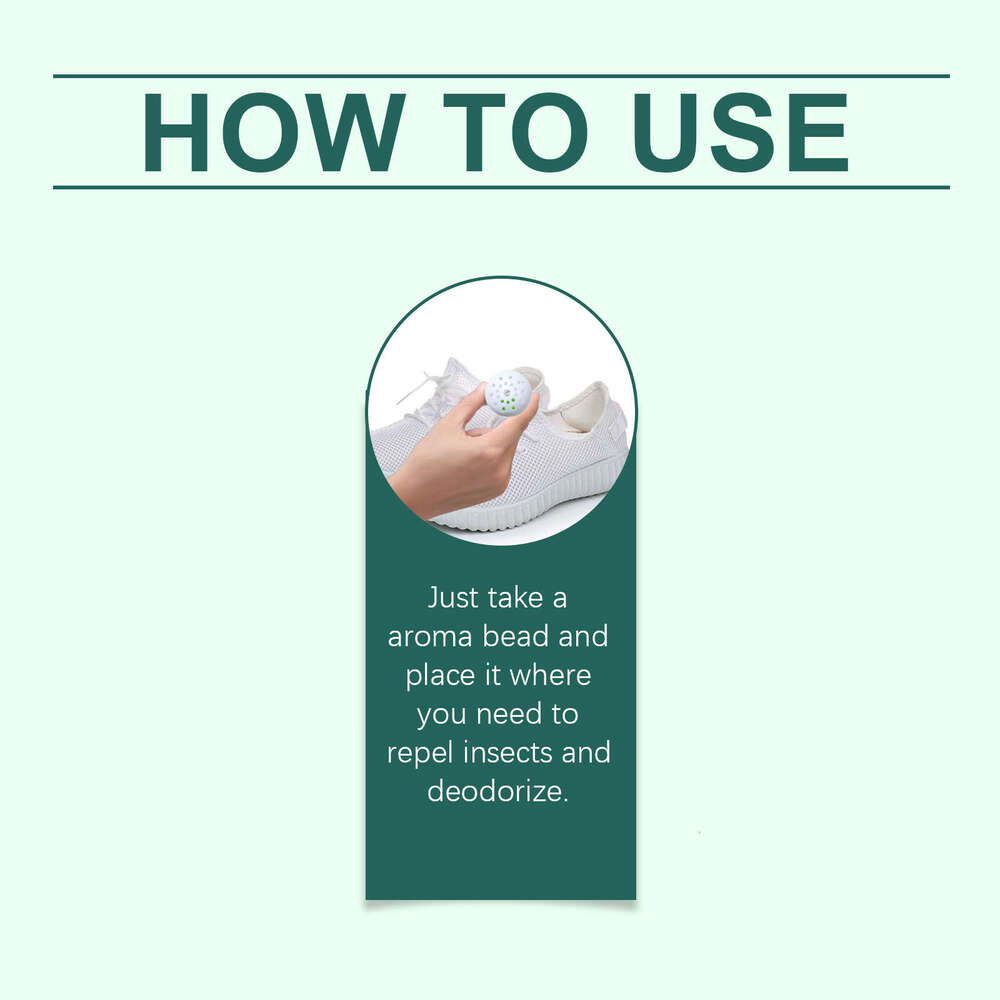 Fragrance Beads Fresh Scent Home Multi-purpose Deodorant Balls for Shoes Socks Clothing Sneakers S260202