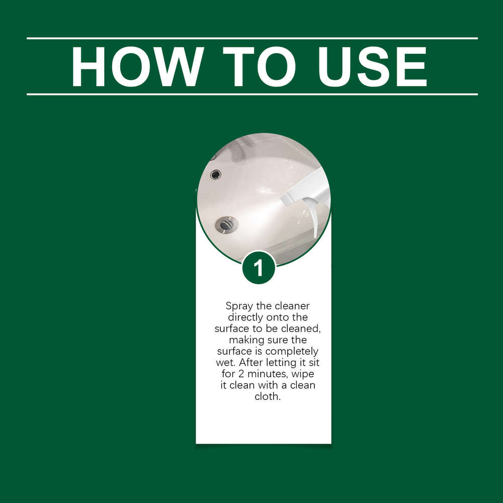 Jakehoe Multi-Purpose Cleaner Bathroom Kitchen Living Room Oil Stain Scale Glossy Clean No-Wash Cleaning Liquid S260202