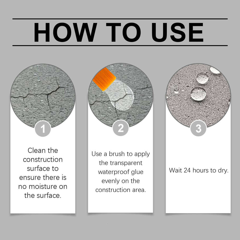 Sealant for Windowsills, Exterior Walls, Tiles, Bathroom Waterproofing, Leak Repair, Household Waterproof Coating S260202