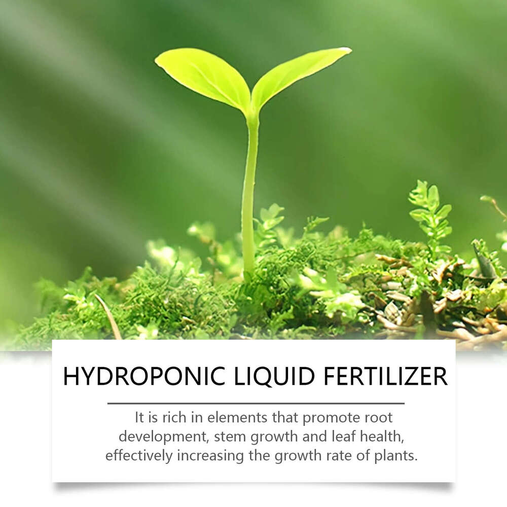 MoonSpry Hydroponic Liquid Lawn Green Leaf Growth Nutrient Plant Concentrated Fertilizer S260202