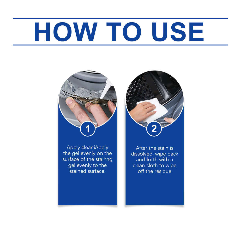 Jakehoe Oil Remover for Washing Machine Kitchen Bathroom Cleaner Household Stain Removal Gel S260202