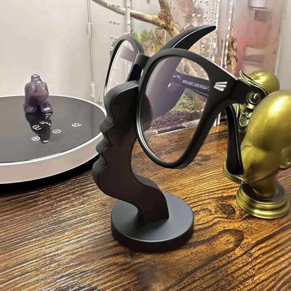 Human Face Eyeglass Holder Stand Secure & Artistic Storage Solution Elevate Desk or Nightstand Decor Practical Minimalist Y260202