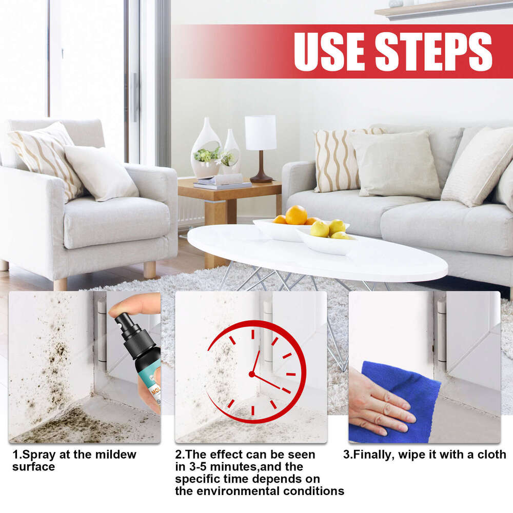 EELHOE Spray 100ml Furniture Tile Floor Wall Surface Anti-Mold Mold Removal Cleaner S260202