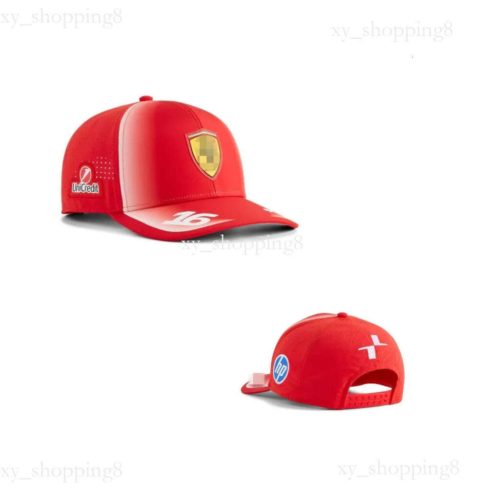Gorra Scuderia Ferraris 2026 Charles Leclerc Roja F1 Racing cap Lewis Hamilton Designer Baseball Men Brand Snapback Womens Denim Splicing Hat Caps