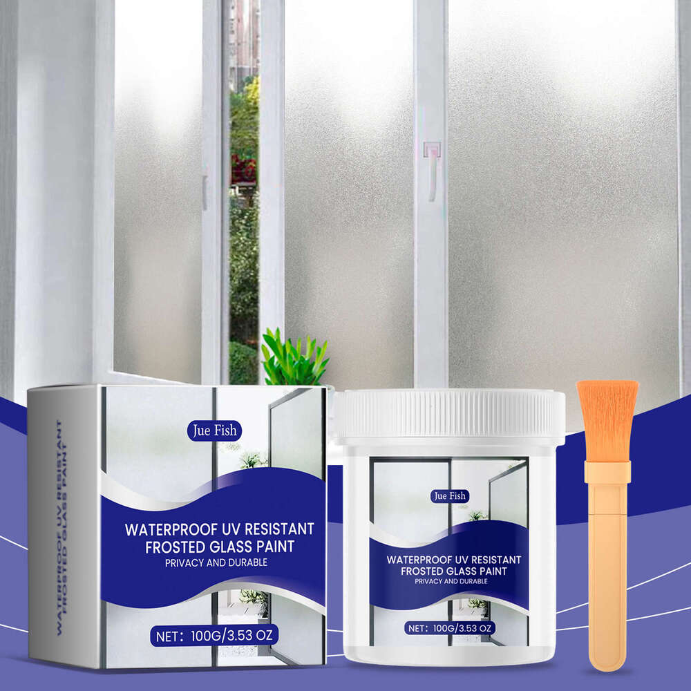 Light-Blocking Opaque Sun-Resistant Renovation Privacy Covering Glass Paint S260202