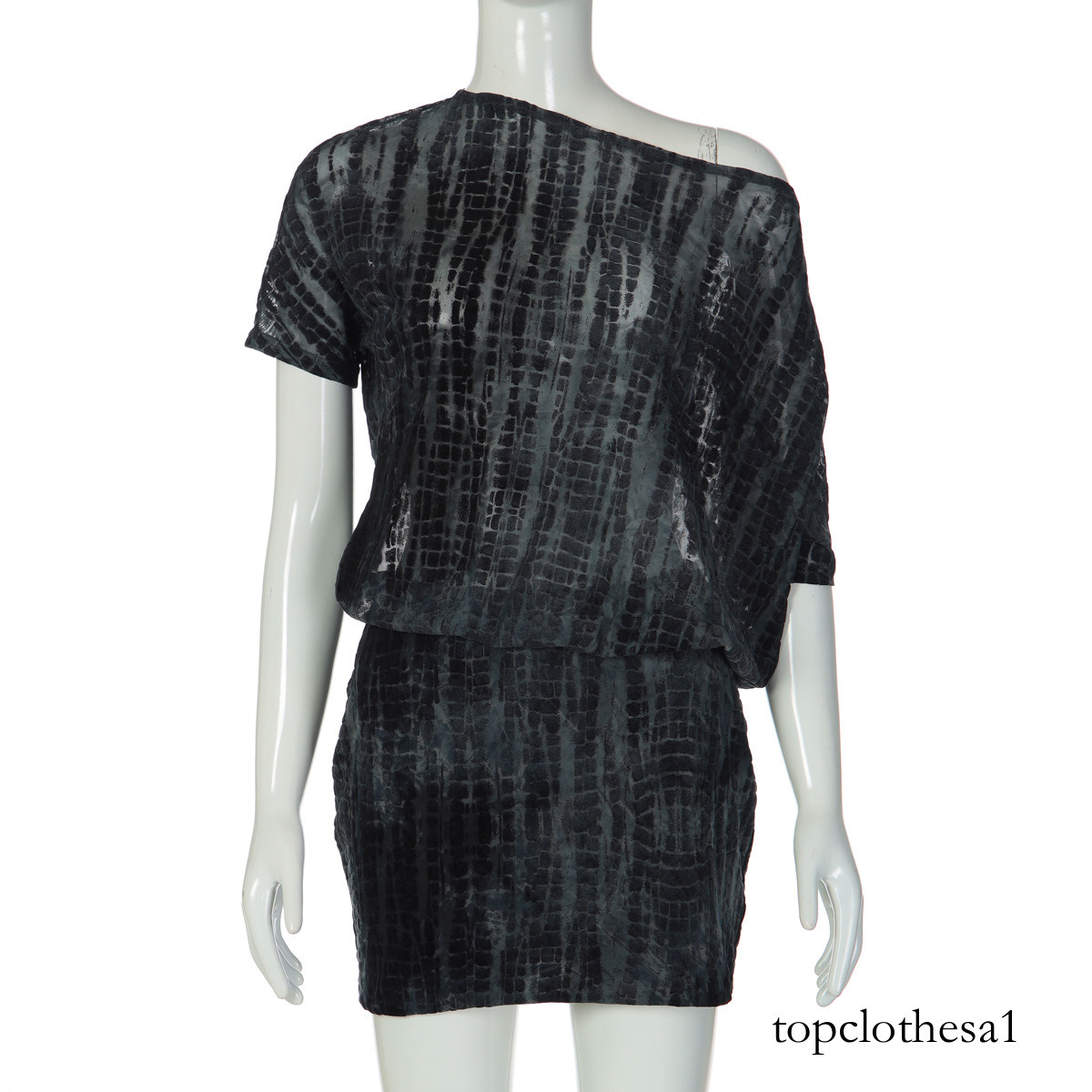 2026 Summer Hot-Selling New Fashion Color-Block Sexy Hollow Out Backless Asymmetrical Neck Tie Short Dress