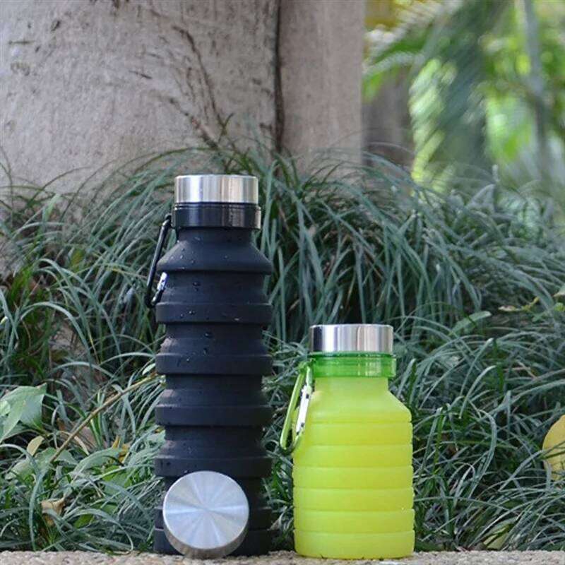 Y49A-550ML Foldable Collapsible Telescopic Folding Cup Sports Travel Mug Outdoor Water Cups Red Z260202