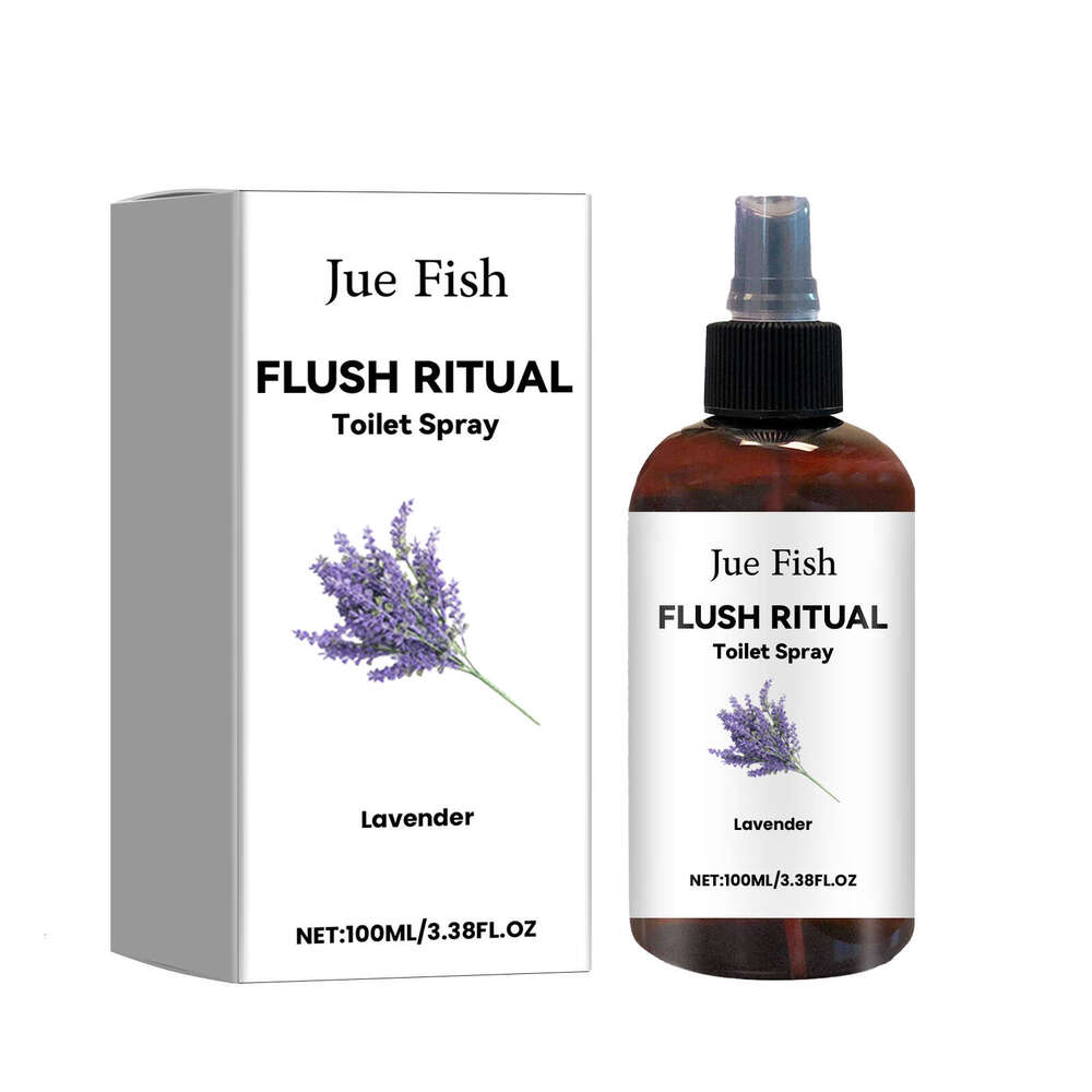Fish Scent Toilet Spray Indoor Deodorizer Lavender Fresh Air Long-lasting Fragrance S260202