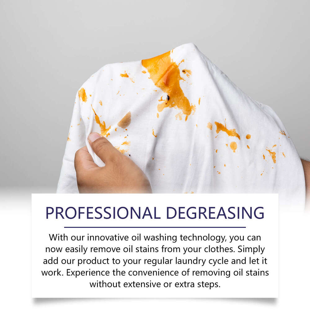 Jakehoe Clothing Stain Cleaner Gentle Formula Care for Clothes Clean Oil Stains and Dirt S260202