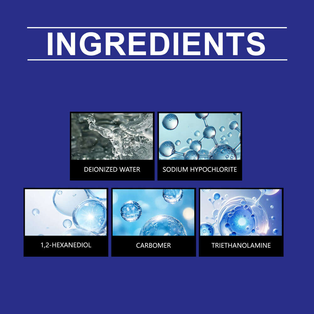 Jakehoe Household Home Kitchen Bathroom Cleaning Multi-Purpose Gel Stain and Mold Removal Convenient No Splash S260202