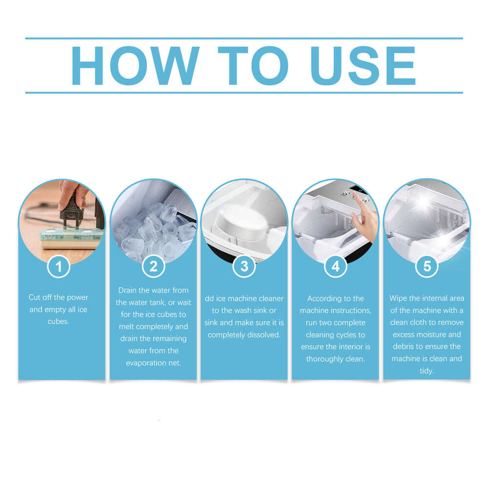 Jakehoe Tablets Daily Household Gentle Ice Maker Descaling Deodorizing Cleaning Care S260202