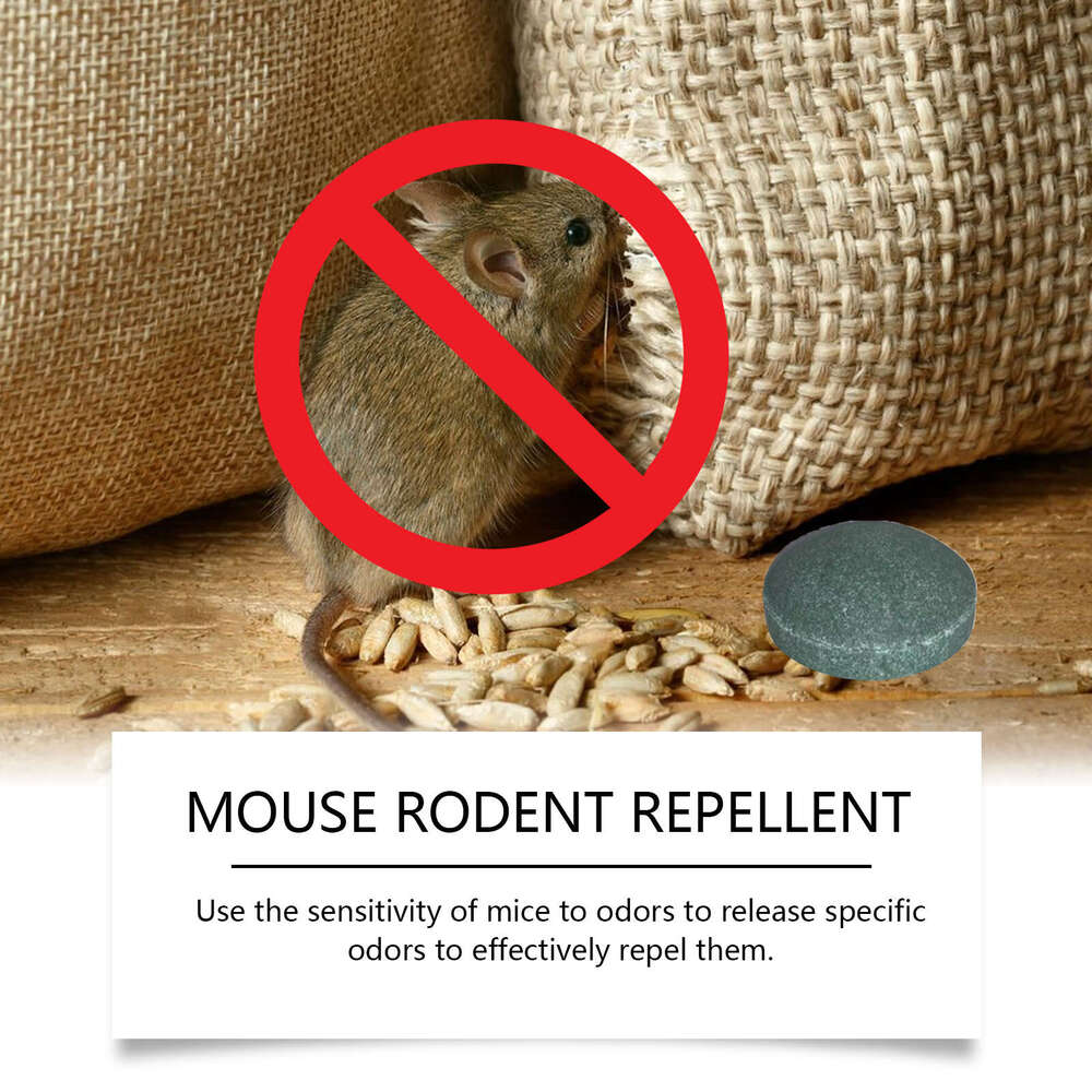 JUE FISH Indoor Outdoor Gentle Convenient Repellent Pills to Avoid Mouse Disturbance S260202