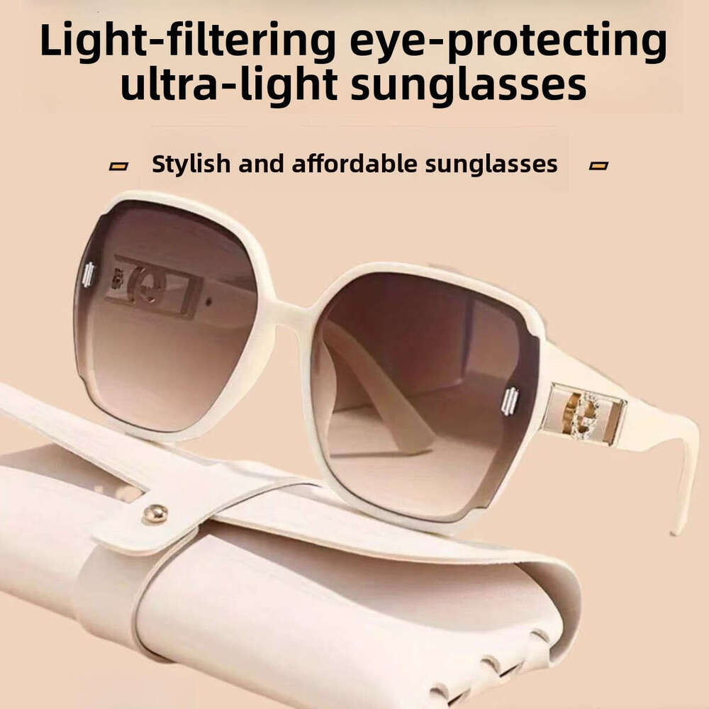 Retro gradient sunglasses Square shape Suitable for beach trips and daily commutes