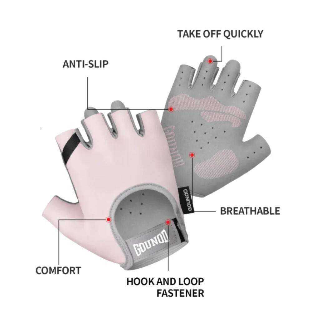 Anti Slip Outdoor Fitness Wear-Resistant Sports Thin Breathable Half Finger Cycling Gloves XJ260202