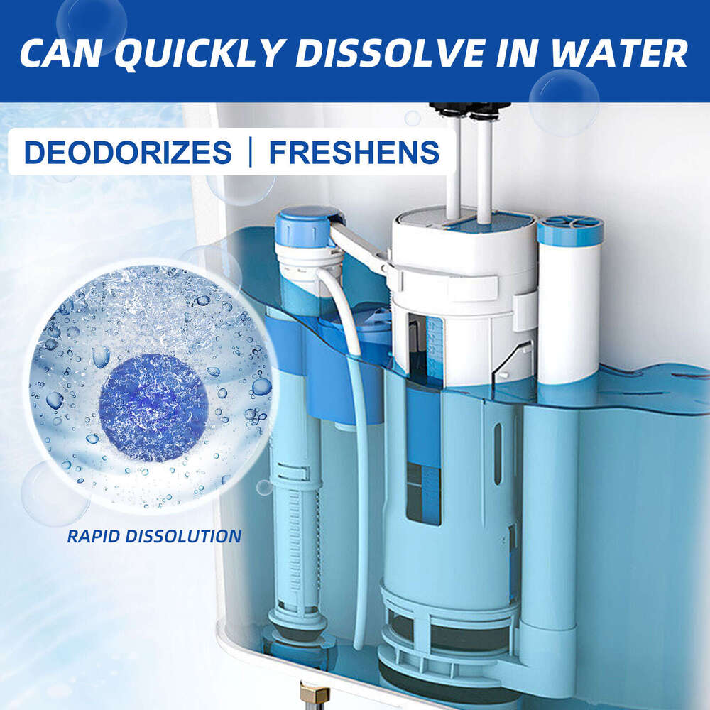 Blue Bubble Cleaner Household Descaling Deodorizing Freshening Toilet Cleaning Block S260202
