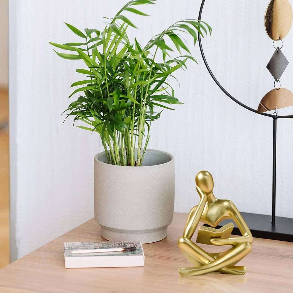 Bookshelf Decor Statue - Abstract Art Reading Thinker Sculpture Figurine Aesthetic, Modern Home Decoration for Living Y260202