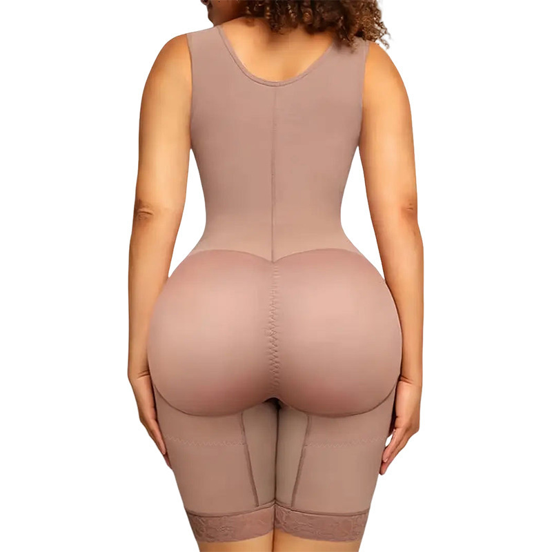 Women Full Body Lipo Postop Recovery Shapewear Bodysuit Thigh And Arm Trainer Butt Lifter Tummy Control Body Shaper With Bra 251022
