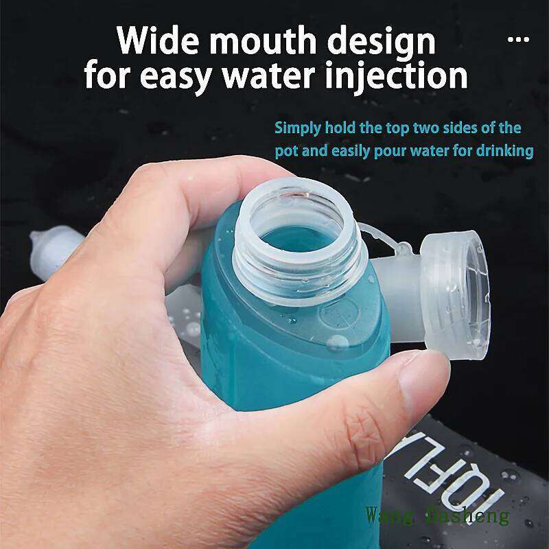 BPA Free Silicone Bite Valve TPUSports Soft Flask Lightweight and Collapsible Outdoor Cycling & Hiking Portable Hydration Bottle Z260202