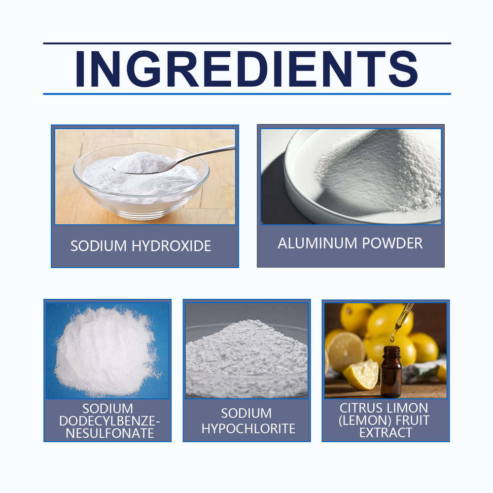 Jakehoe Box Kitchen Toilet Drain Pipe Dissolver Odor Removal Grease Blockage Cleaning Powder S260202 4c3