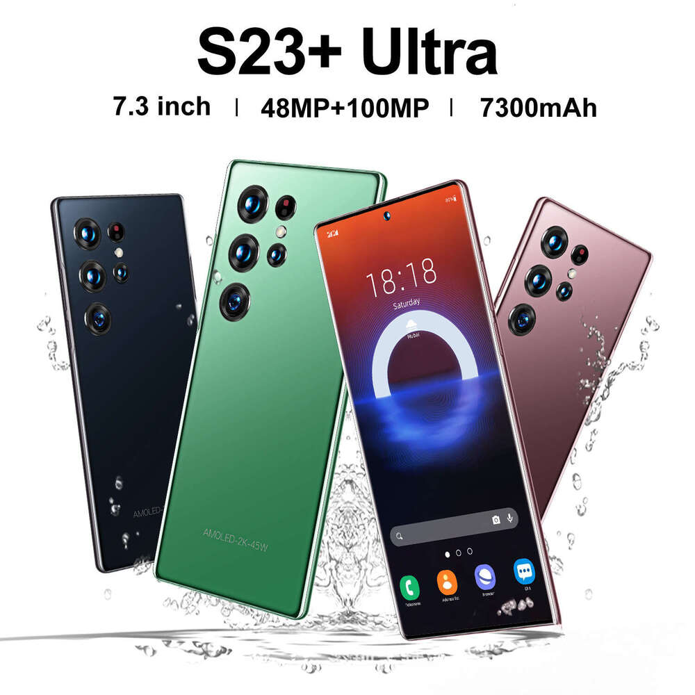 Renowned brand's best-selling foreign trade mobile phone S23Ultra+intelligent all-in-one machine with real memory 16+1T high-definition large scr