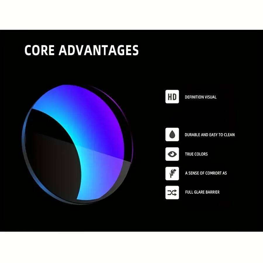 Square Yellow Night Vision Anti-Glare Goggles for Men Women Driving Fishing Beach Sunglasses UV Protection Polycarbonate Glasses H260202