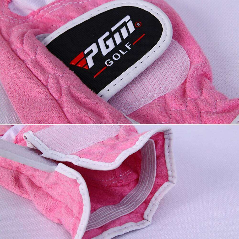 PGM 1pair Women Soft Microfiber Cloth Breathable Non-slip Protective Gloves Hand Wear Golf Accessory ST009 XJ260202