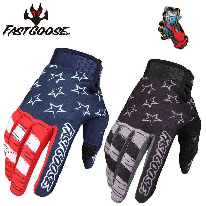2025 New Touch Screen Breathable Motorcycle Unisex All-finger Outdoor Bicycle Racing Sports Cycling Gloves XJ260202