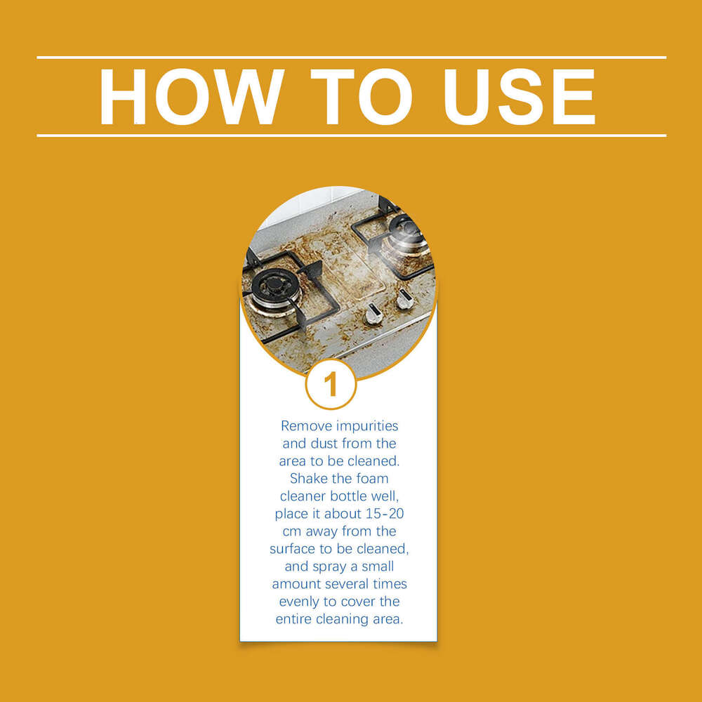 Jaysuing Multi-Purpose Household Foam Multi-Use Floor Stove Stain Remover Cleaner S260202