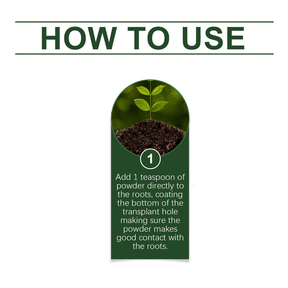 MoonSpry Organic Root Enhancer Green Plant Potted Nutrient Planting Gardening Growth Fertilizer S260202