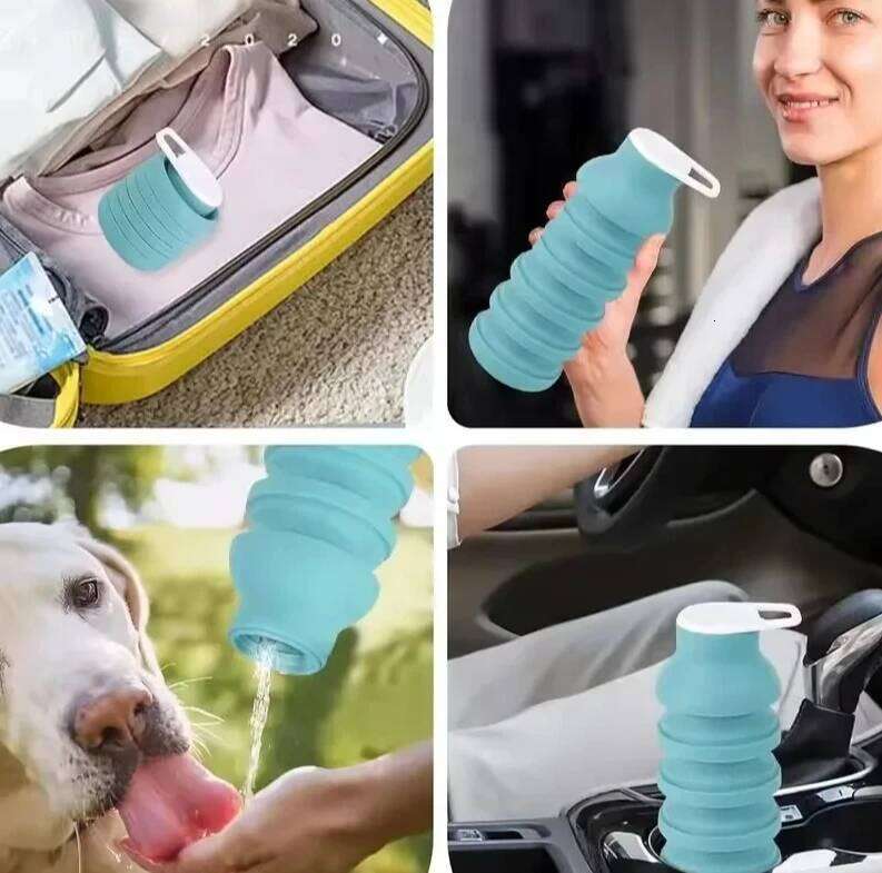 Collapsible Water - Retractable Silicone Cup, BPA-Free Portable Bottle for Travel & Sports Z260202