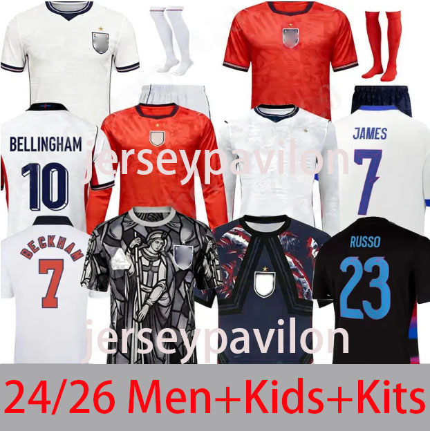 2024 2025 2026 ENGLANDS soccer jersey Men Kids 24 25 26 SAKA FODEN BELLINGHAM RASHFORD ENGLAND KANE STERLING GREALISH National team shirt sets uniforms
