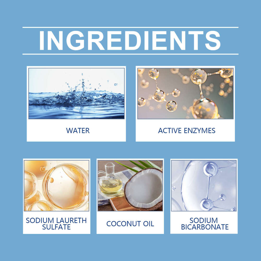 JAKEHOE All-in-One Fabric Stain Remover Gentle Cleaning for Clothes Removes Oil and Stubborn Stains S260202