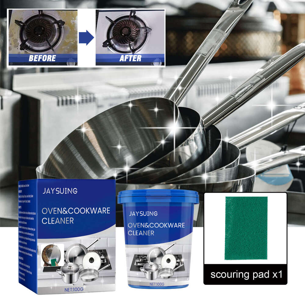 Jaysuing Multi-Purpose Powerful Stove Range Hood Cookware Oil Stain Rust Remover Cleaner S260202