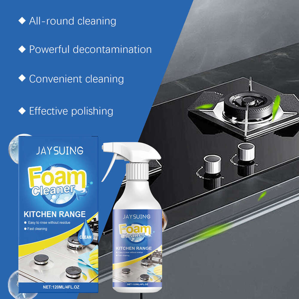 Kitchen Range Hood Stove Stain Grease Remover Foam Cleaner S260202