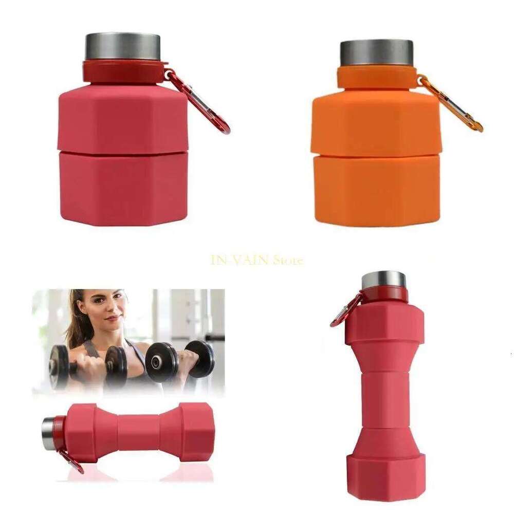 M5TC Silicone Foldable Water Bottle for Travel, Hikings, Quality & Leakproof Z260202
