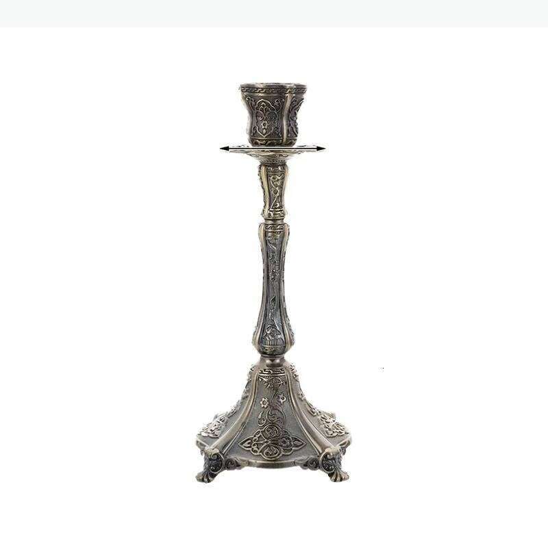 Retro Zinc Alloy Multi Candle Rack Wedding Decoration Candlestick Candlelight Dinner Candles Stand Y260131