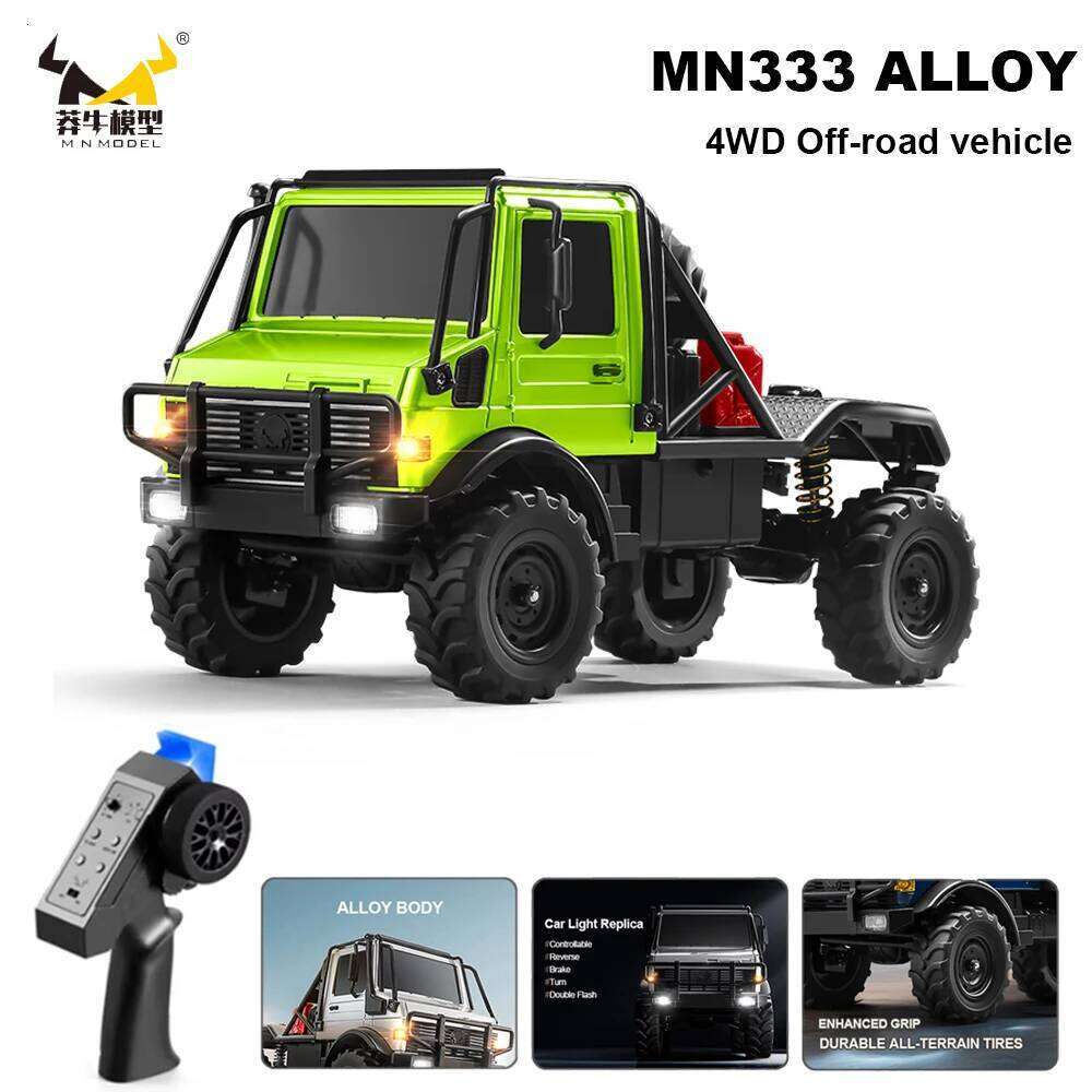 MN333 RC Car 1/18 Half Card Four-Wheel Drive Full Proportional Throttle Steering 4WD Climbing Off-road Vehicle Toy Gift Boy Y260131